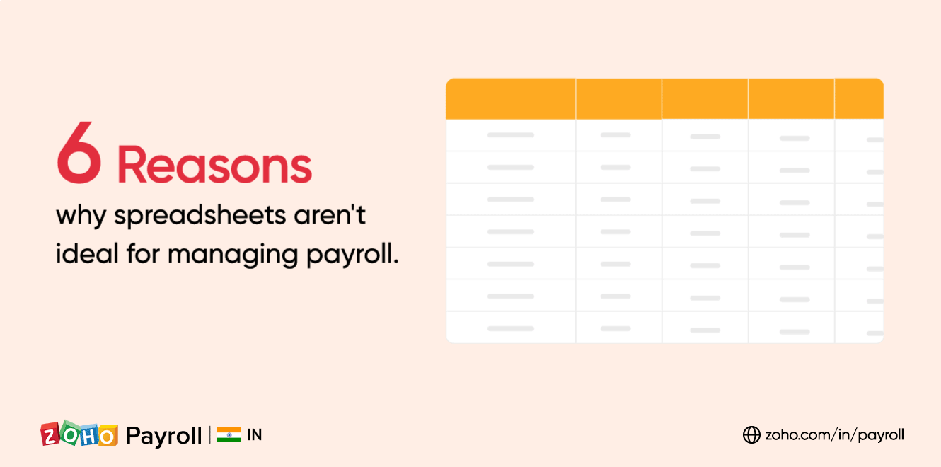 6 reasons why spreadsheets aren't ideal for managing payroll