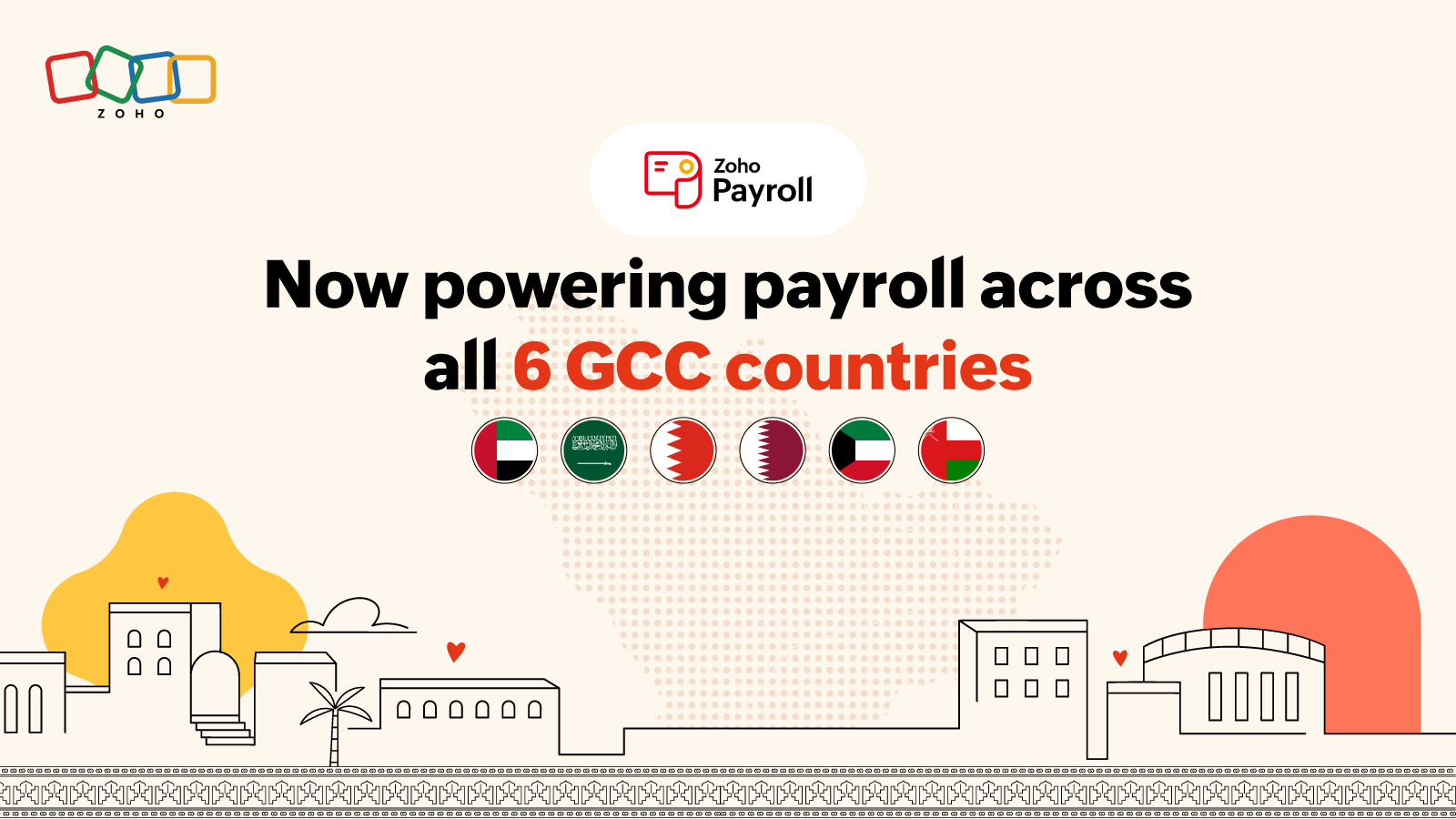 Zoho Payroll, now available for all the GCC countries