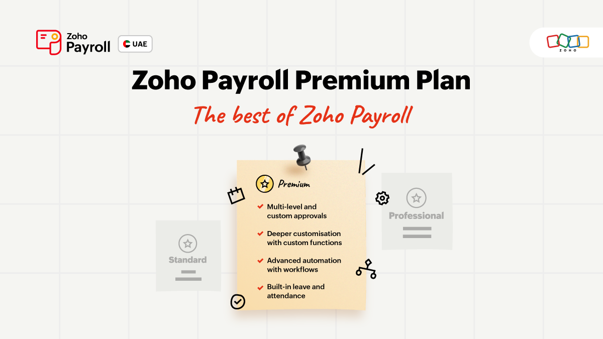 Zoho Payroll Premium Plan UAE: The ultimate payroll solution