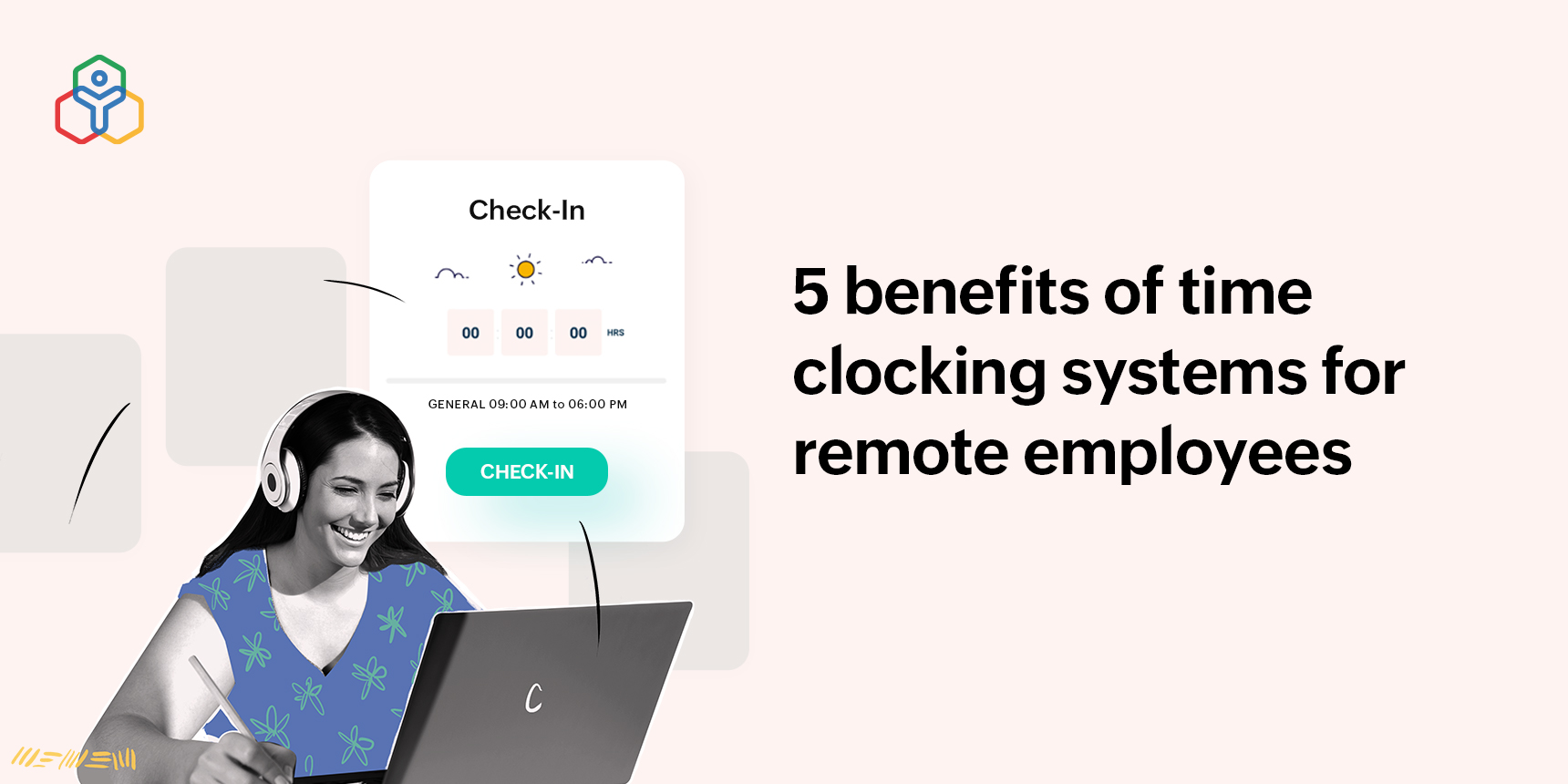 Time clocking system for remote employees