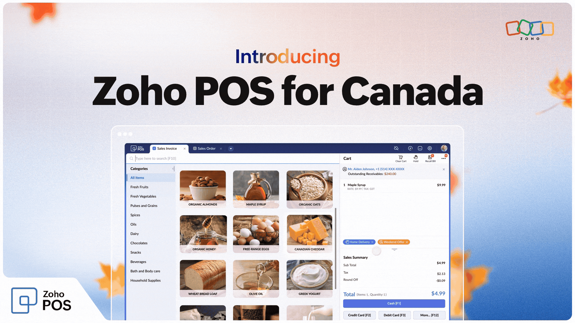 Introducing Zoho POS for Canada: The modern retail point of sale for all Canadian retailers 