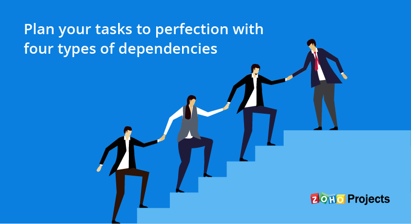 Zoho Projects 6 brings all four types of task dependencies and more.