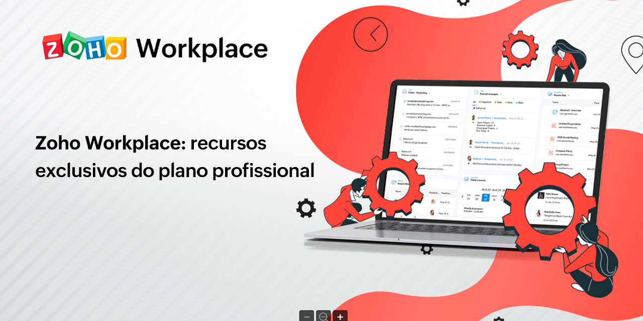 Zoho Workplace: recursos exclusivos do plano profissional