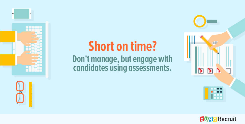 Filter candidates while sourcing them - Zoho Recruit presents the all new Assessments module