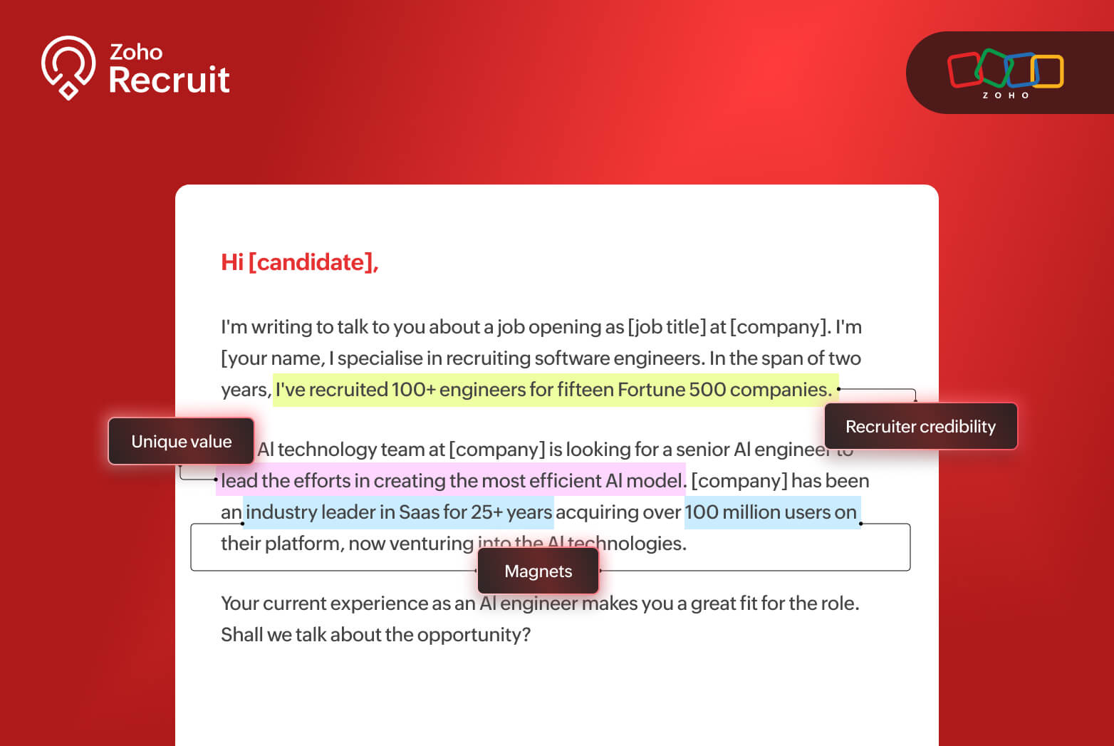 Recruitment outreach email Recruitment outreach email
