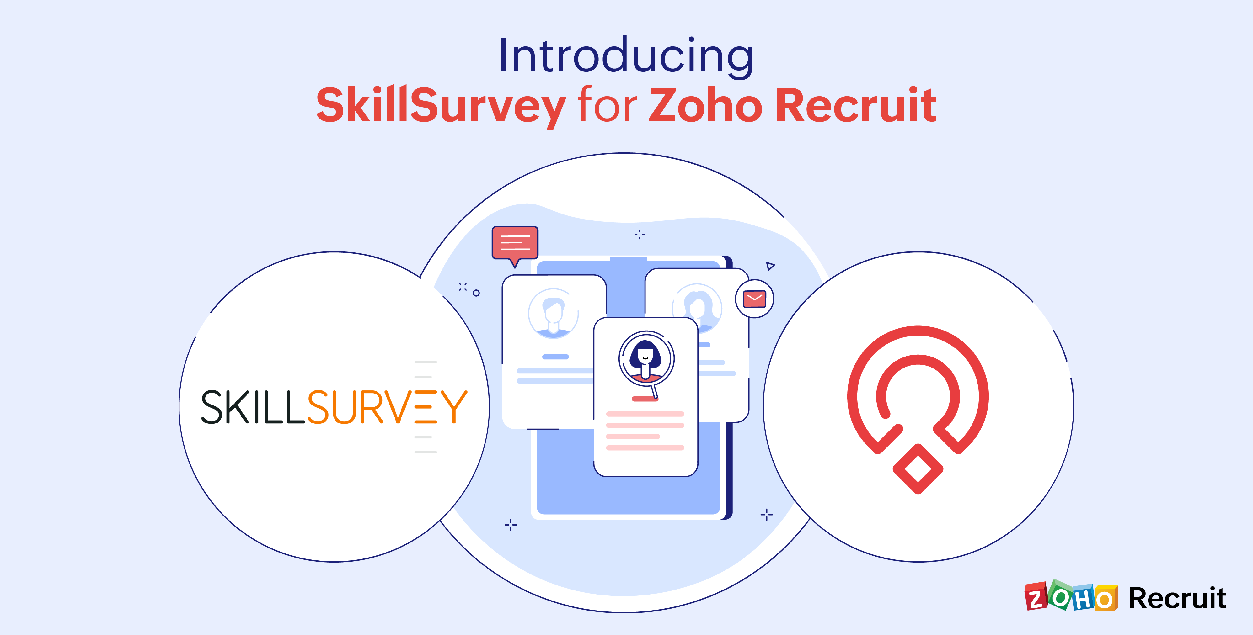 Zoho Recruit + SkillSurvey: Better together
