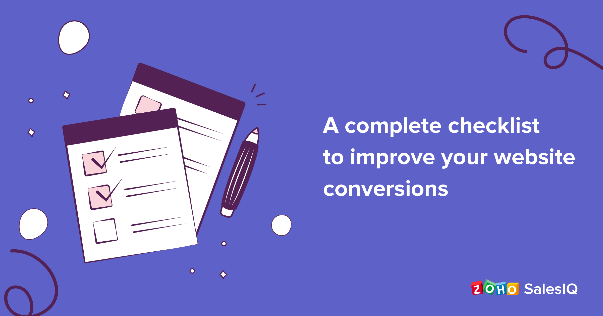 A marketer’s checklist to improve website conversions
