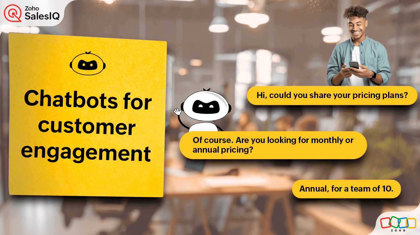 Improve customer engagement for your business with AI chatbots