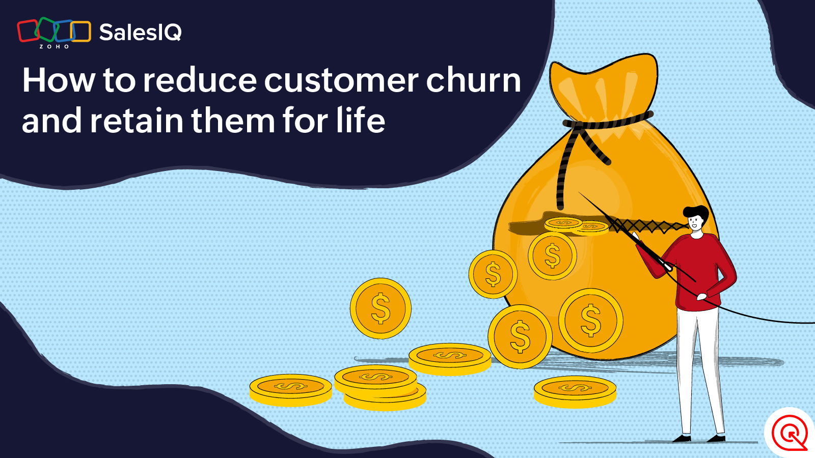 reduce customer churn with Zoho SalesIQ