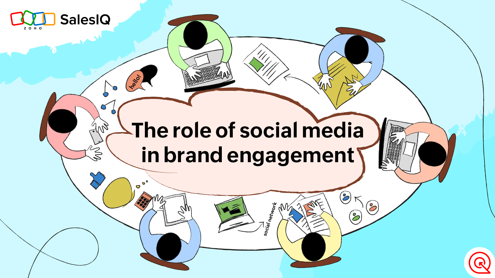 The role of social media in brand engagement | Zoho SalesIQ