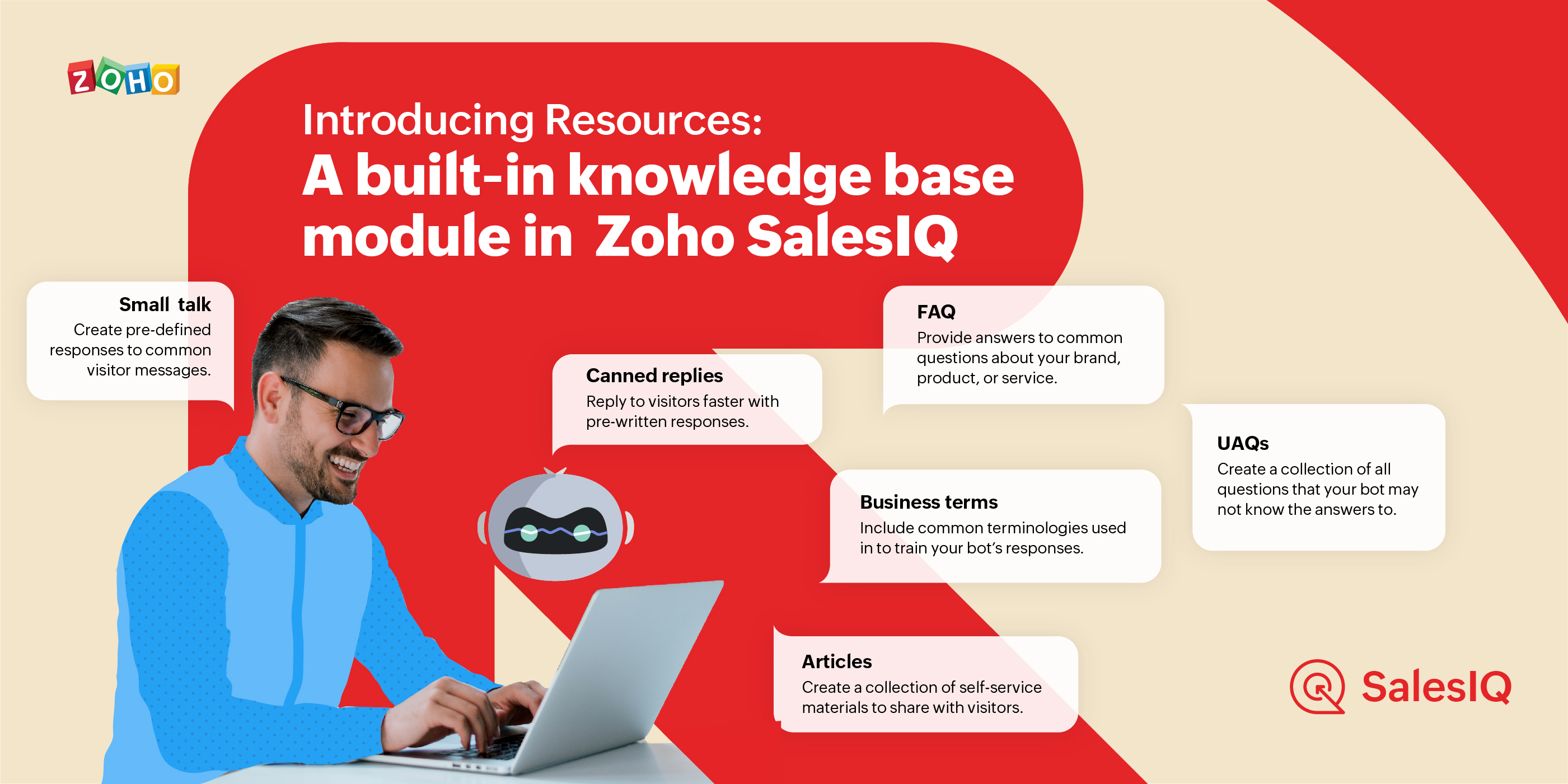 Introducing Resources: your built-in knowledge base module in SalesIQ