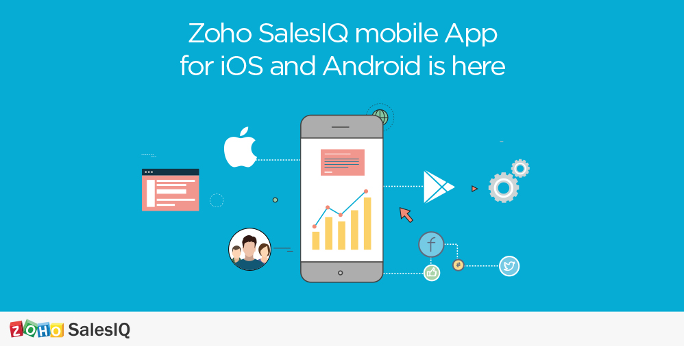 Zoho SalesIQ mobile App for iOS and Android