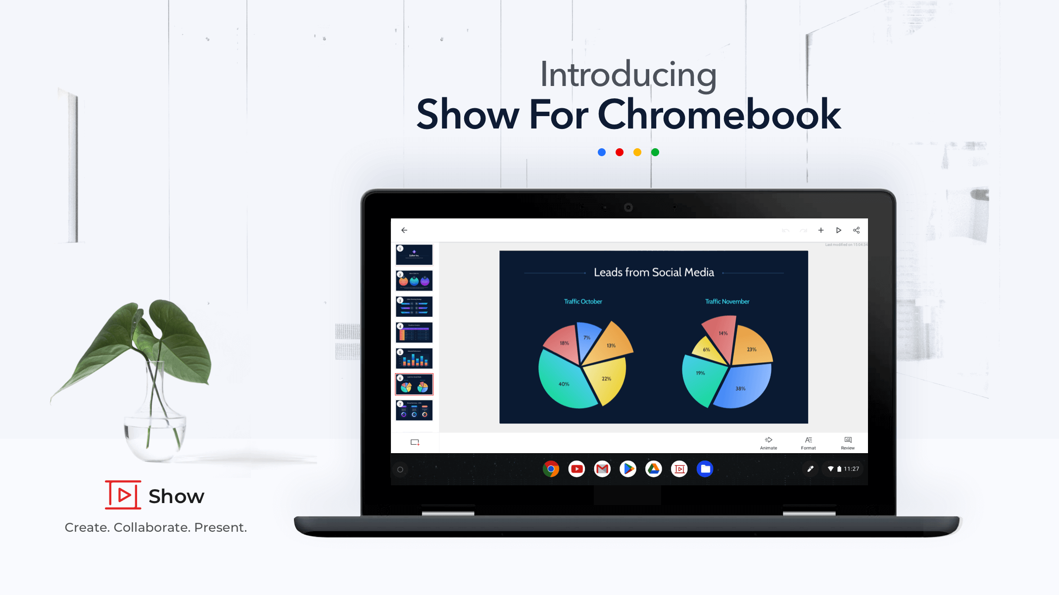 Introducing Zoho Show for Chromebook: An intuitive presentation tool perfect for your device