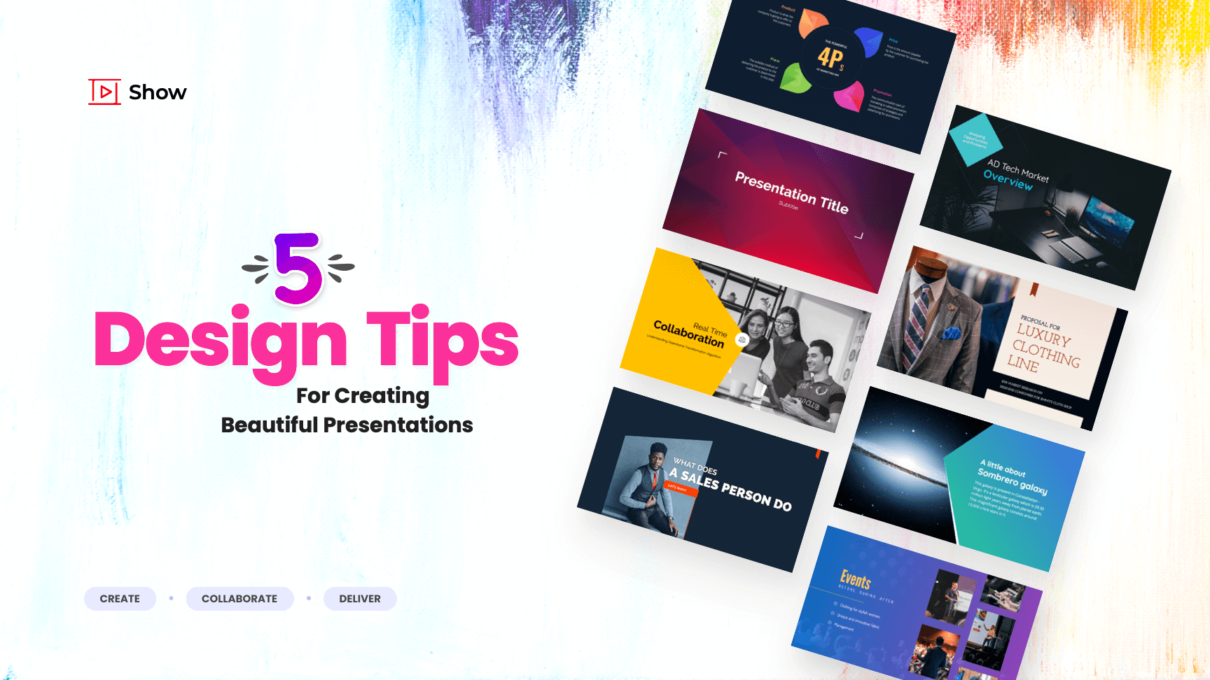 5 design tips for creating beautiful presentations