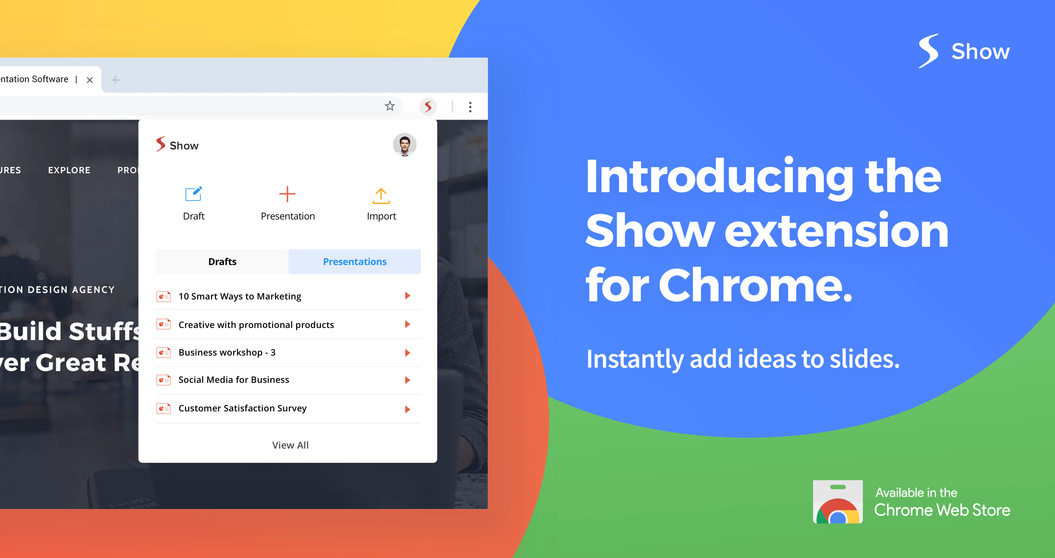 Create and edit presentations right from your browser with Zoho Show’s new Chrome extension