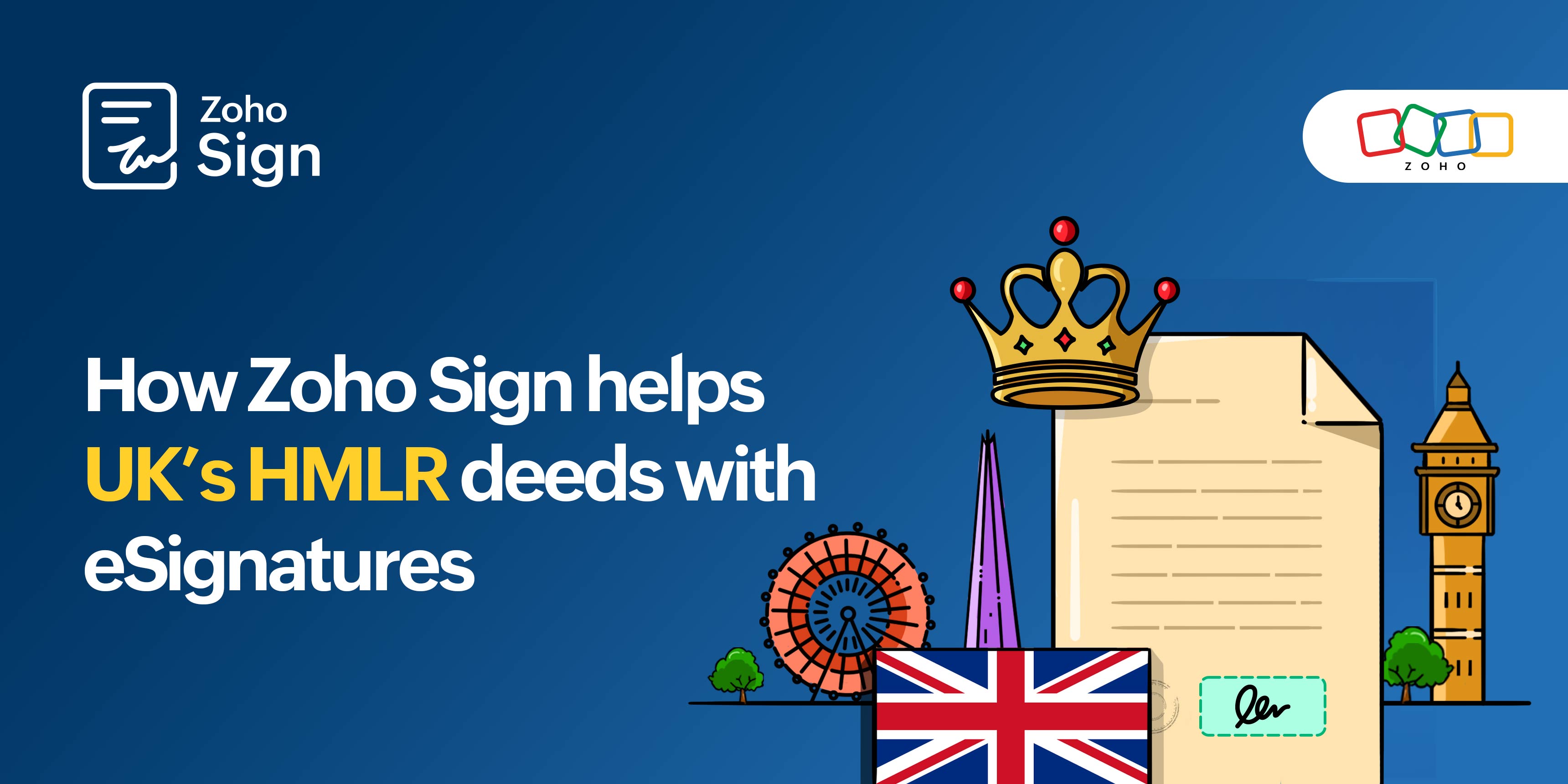 UK's HM Land Registry process now accepts electronic signatures and e-witnesses