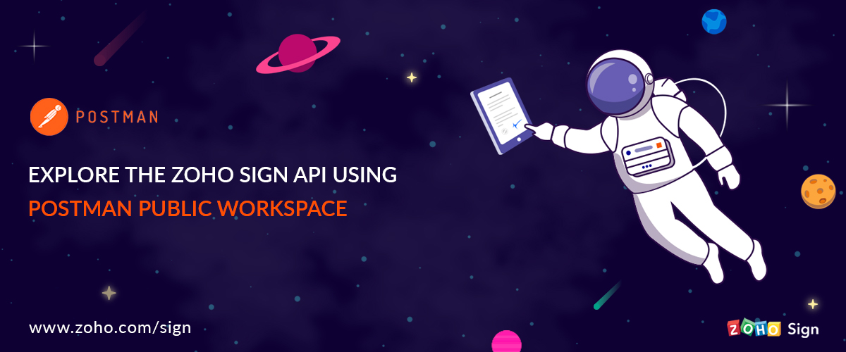 Explore the Zoho Sign API with Postman Public Workspace