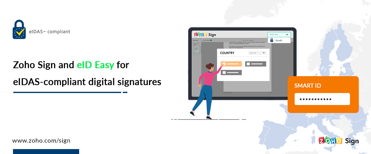 Zoho Sign and eID Easy for eIDAS-compliant digital signatures