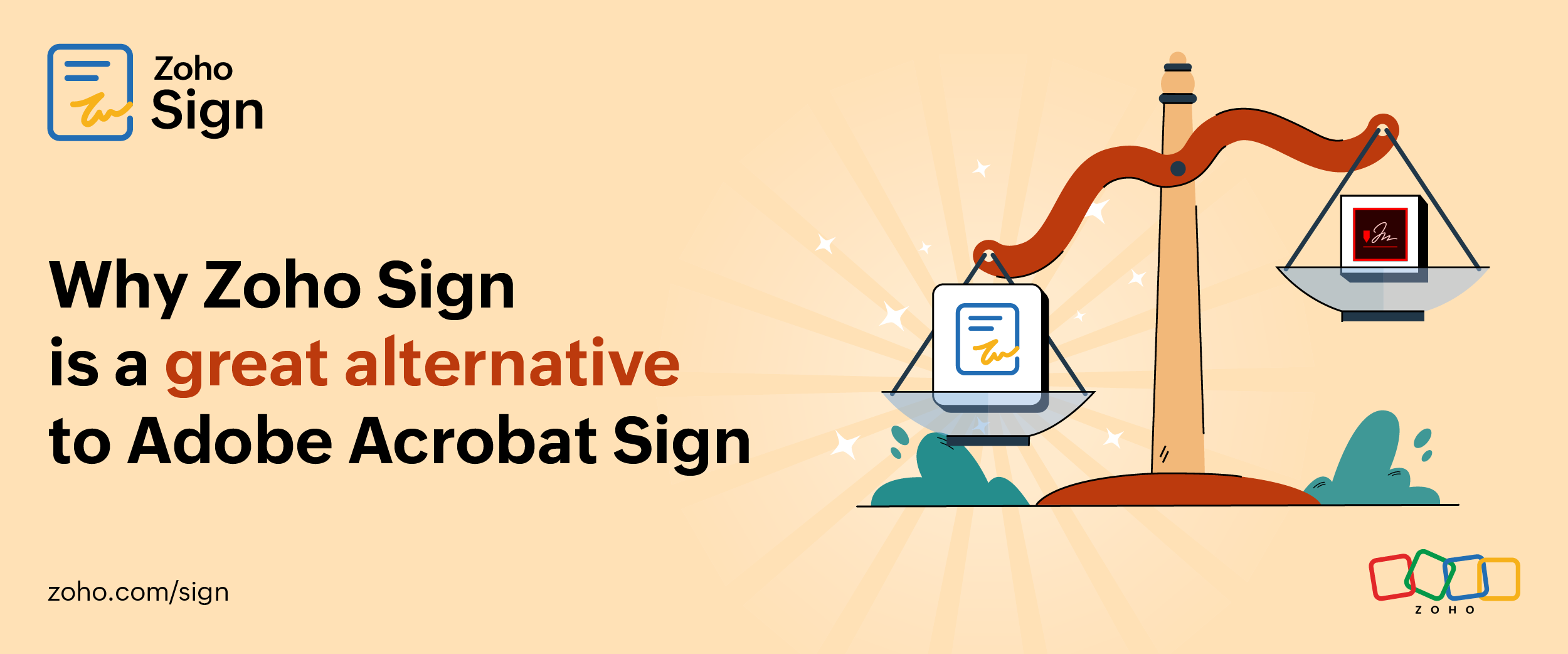 Why Zoho Sign is a great alternative to Adobe Acrobat Sign