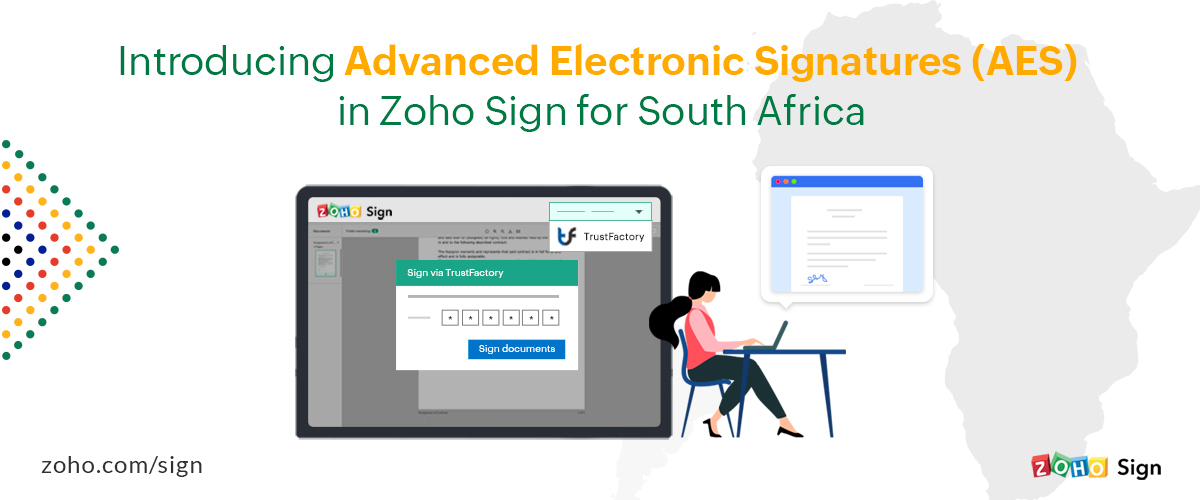 Advanced electronic signatures(AES) in Zoho Sign