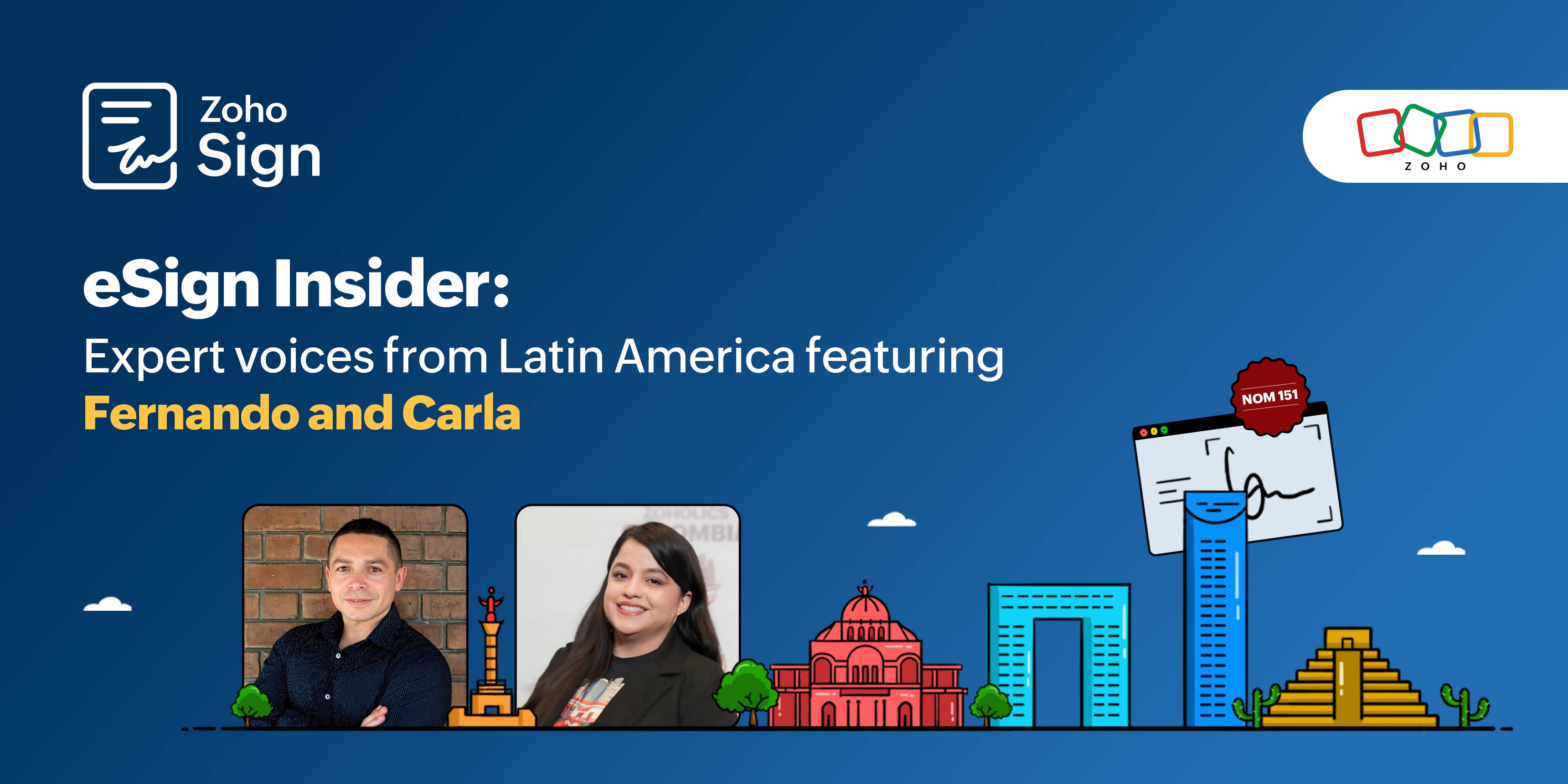 eSign Insider: Expert voices from Latin America featuring Fernando and Carla