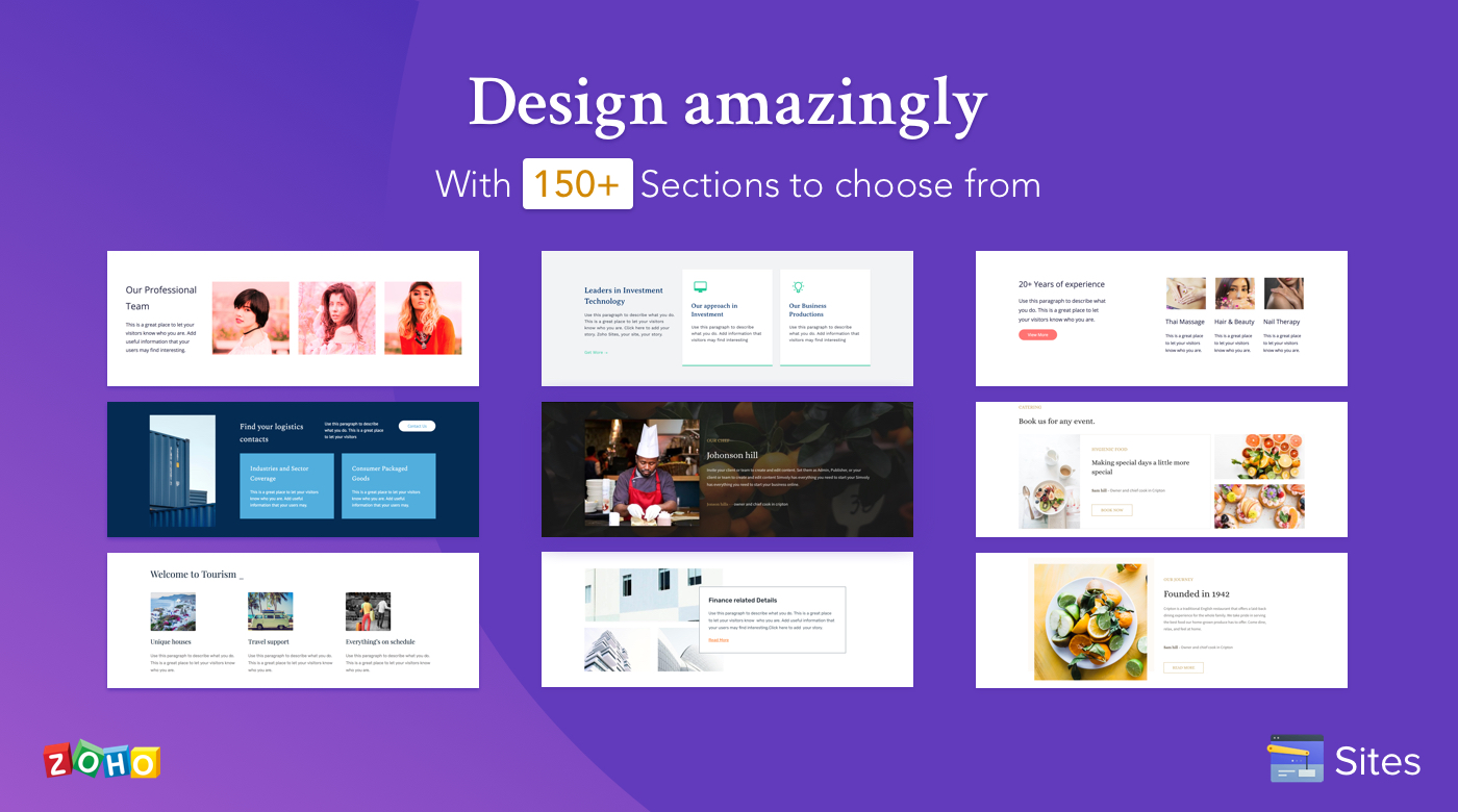 Design your website with ease!