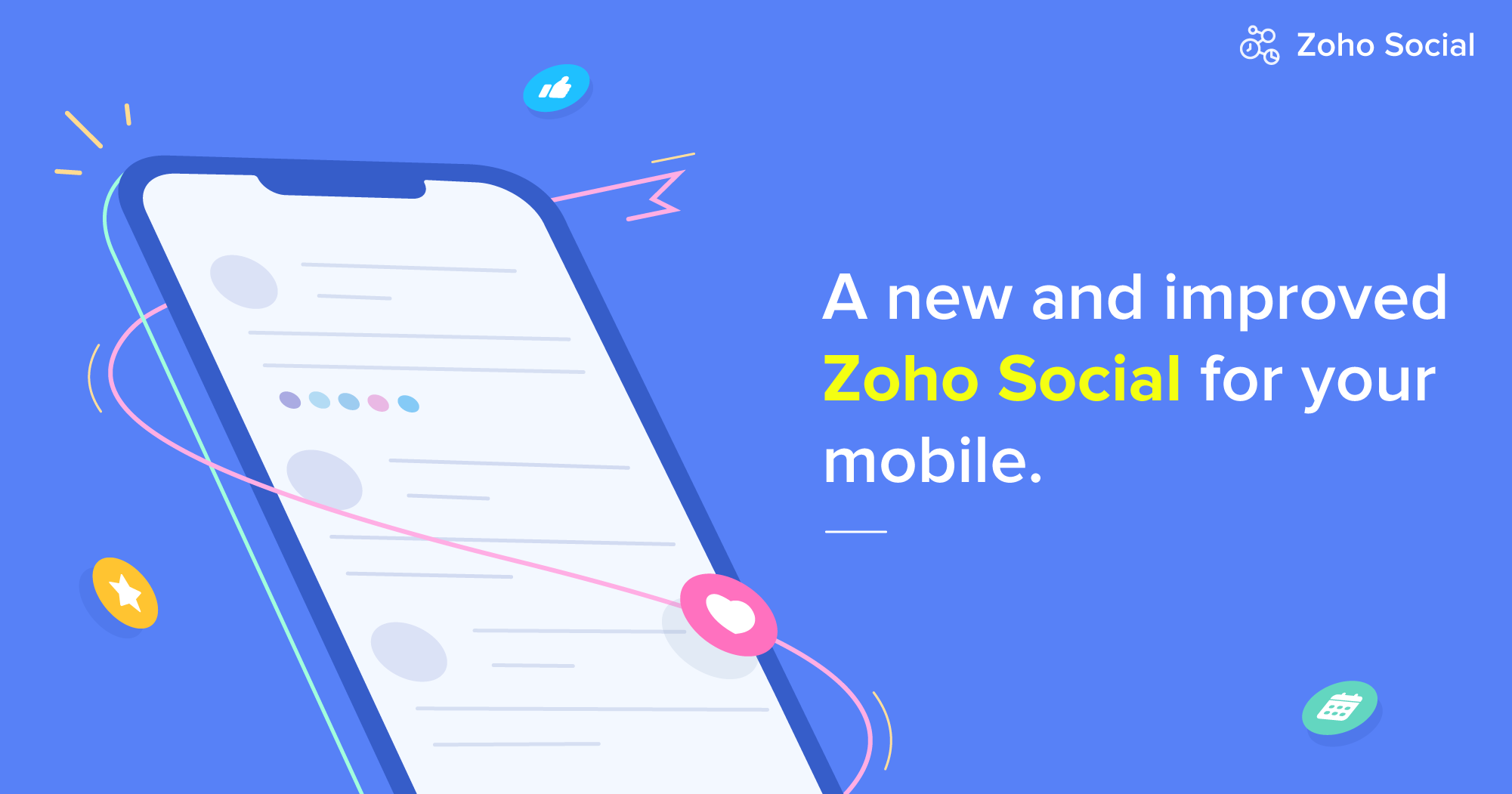 It's finally here! An all-new Zoho Social for your mobile