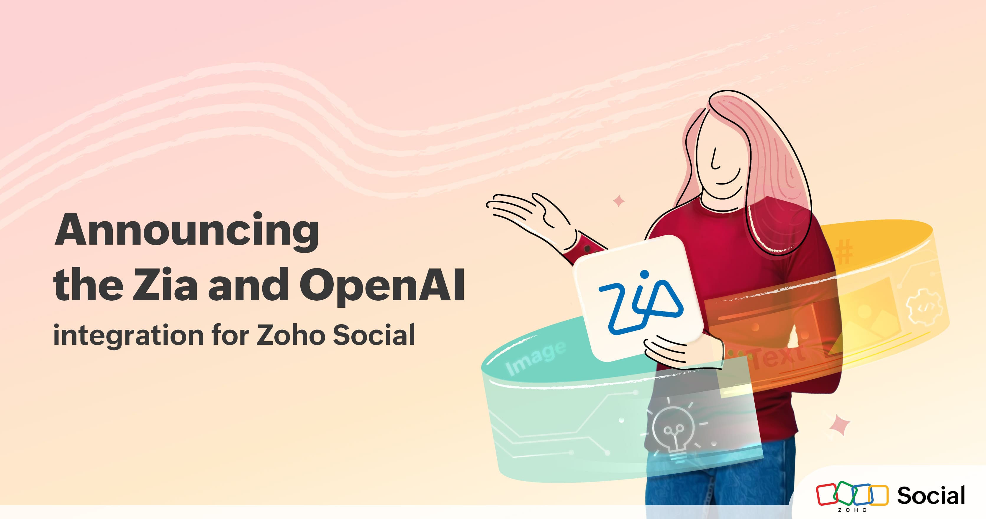 Announcing the Zia and OpenAI integration for Zoho Social