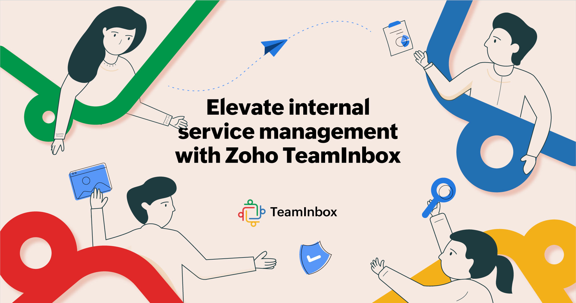 Elevate internal service management with Zoho TeamInbox