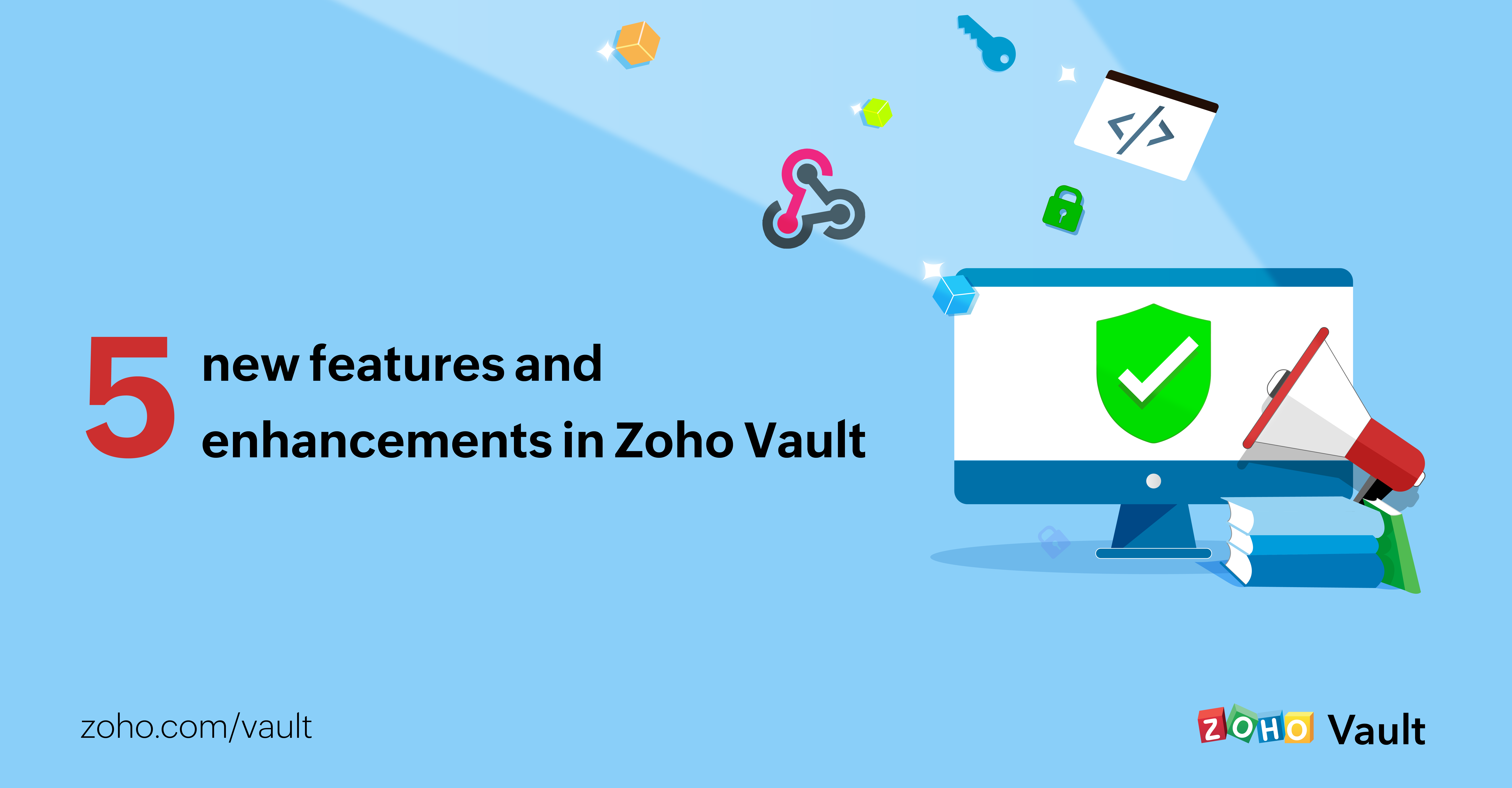 Introducing Webhooks, Command Line Password Manager, and other Zoho Vault enhancements