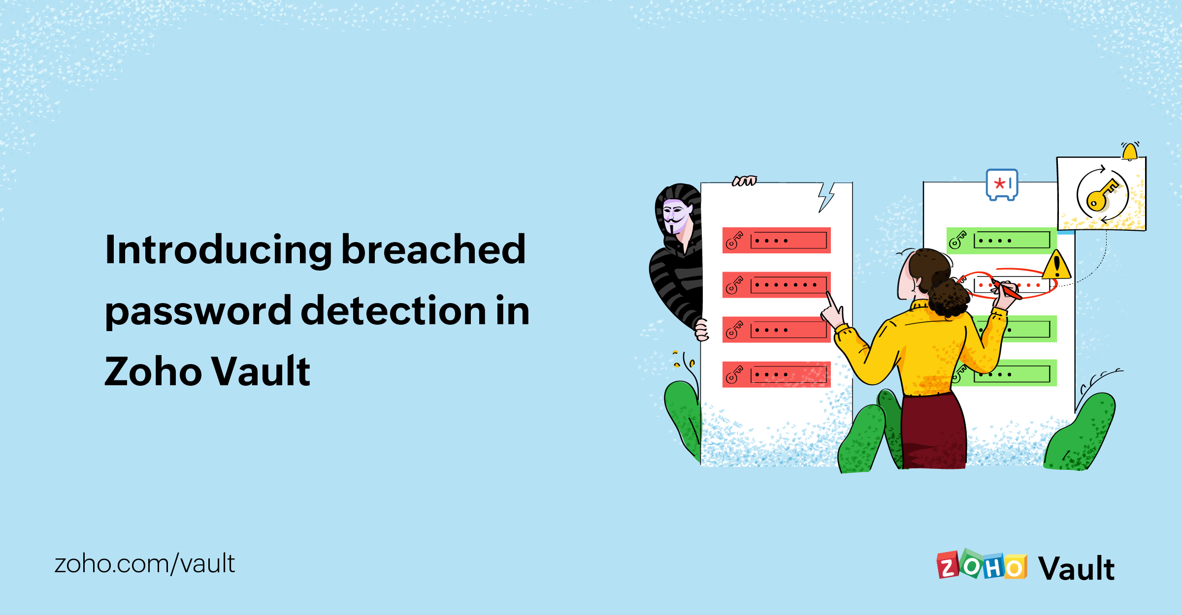Introducing breached password detection in Zoho Vault