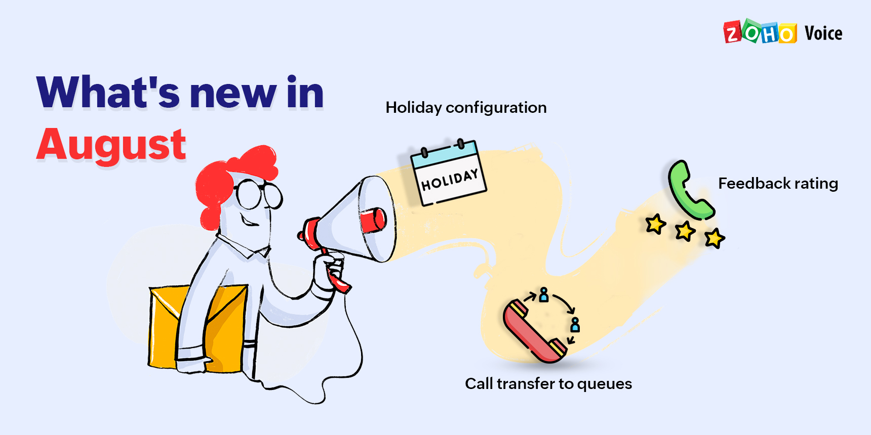 Product updates from Zoho Voice: What's new in August