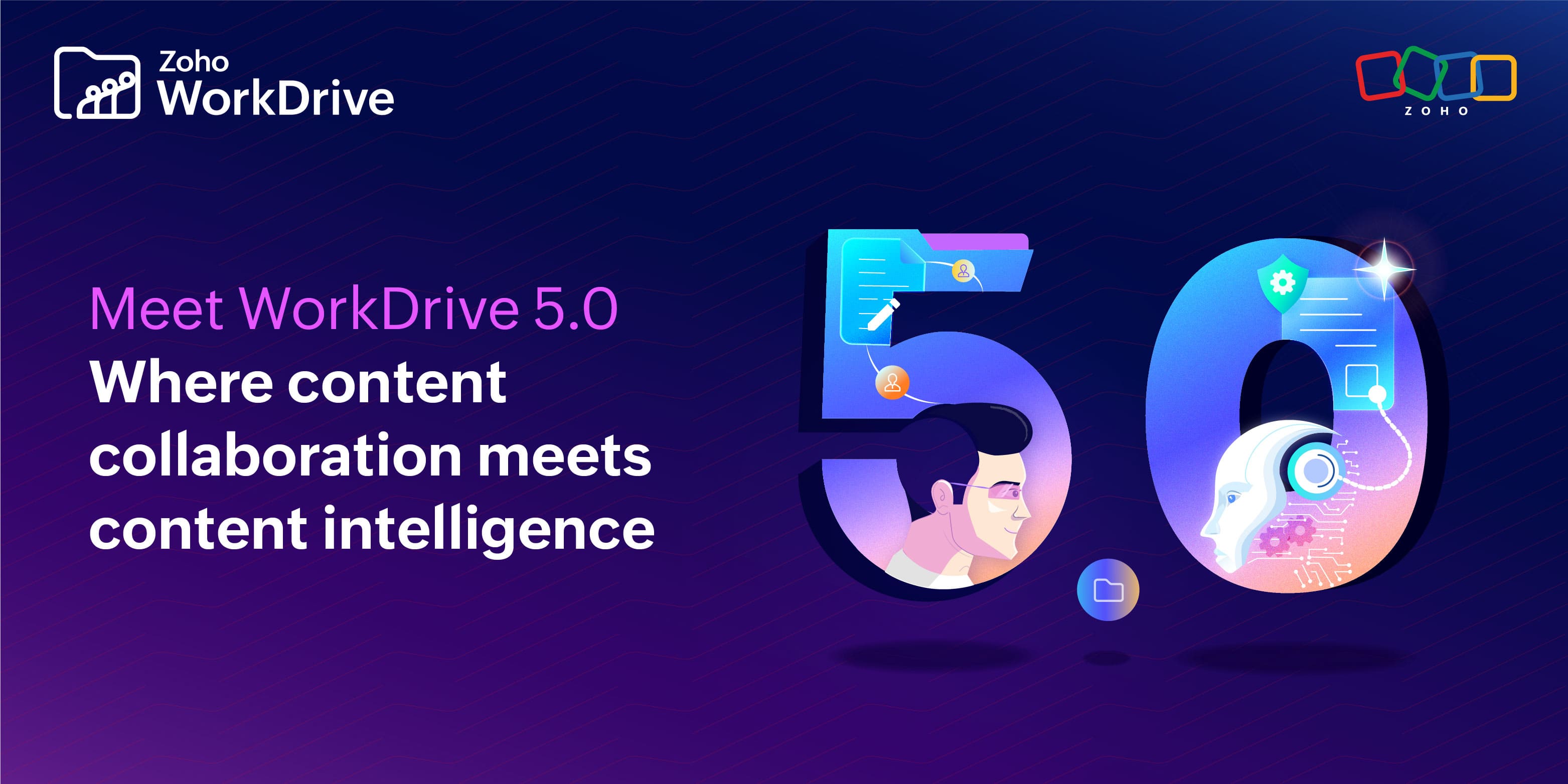 Zoho WorkDrive 5.0: The evolution from a content collaboration app to an intelligent content management platform