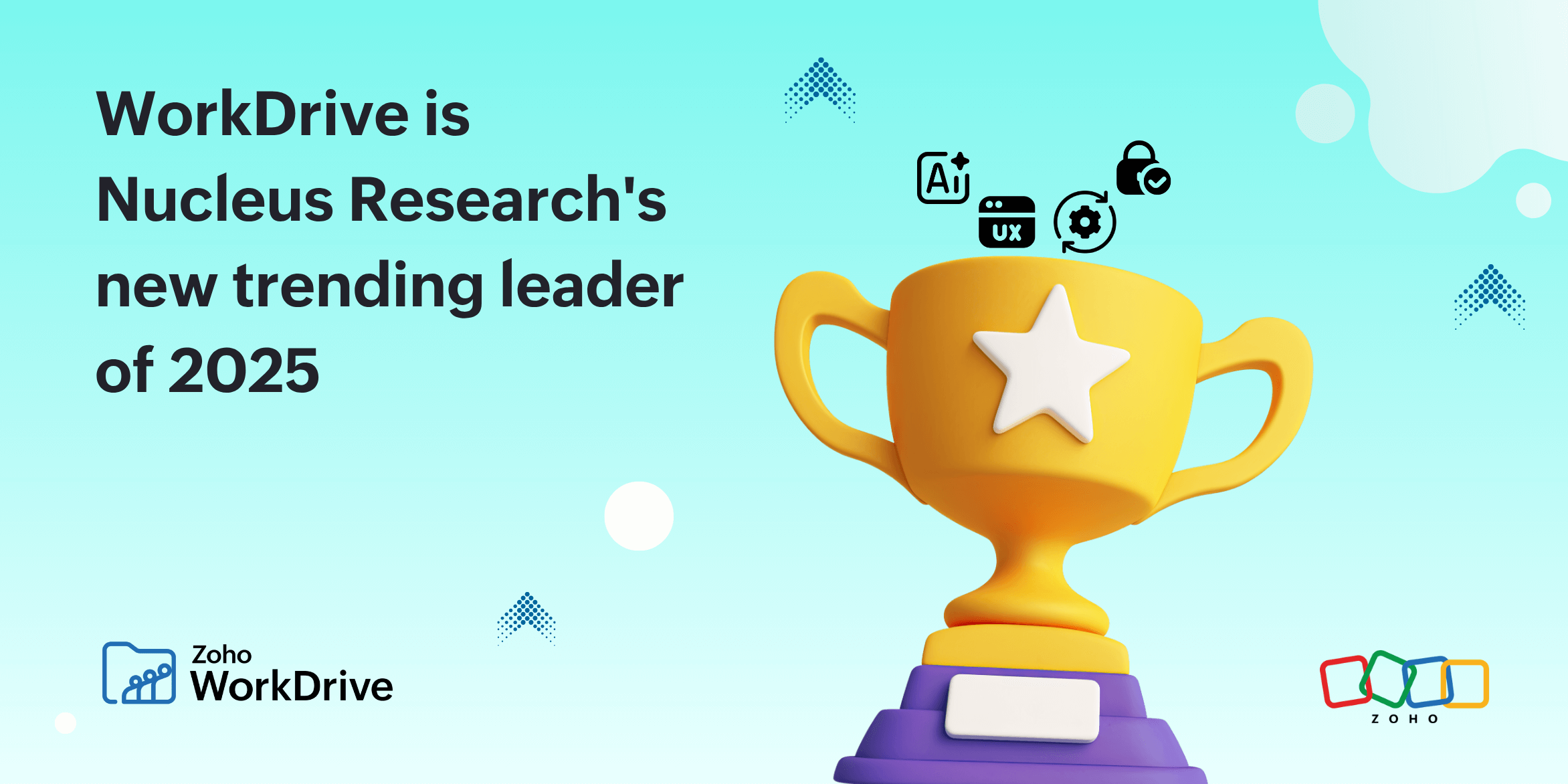 Zoho WorkDrive recognized as a "Leader" in 2025 by Nucleus Research