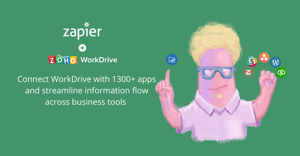 Accelerate productivity with Zoho WorkDrive and Zapier 