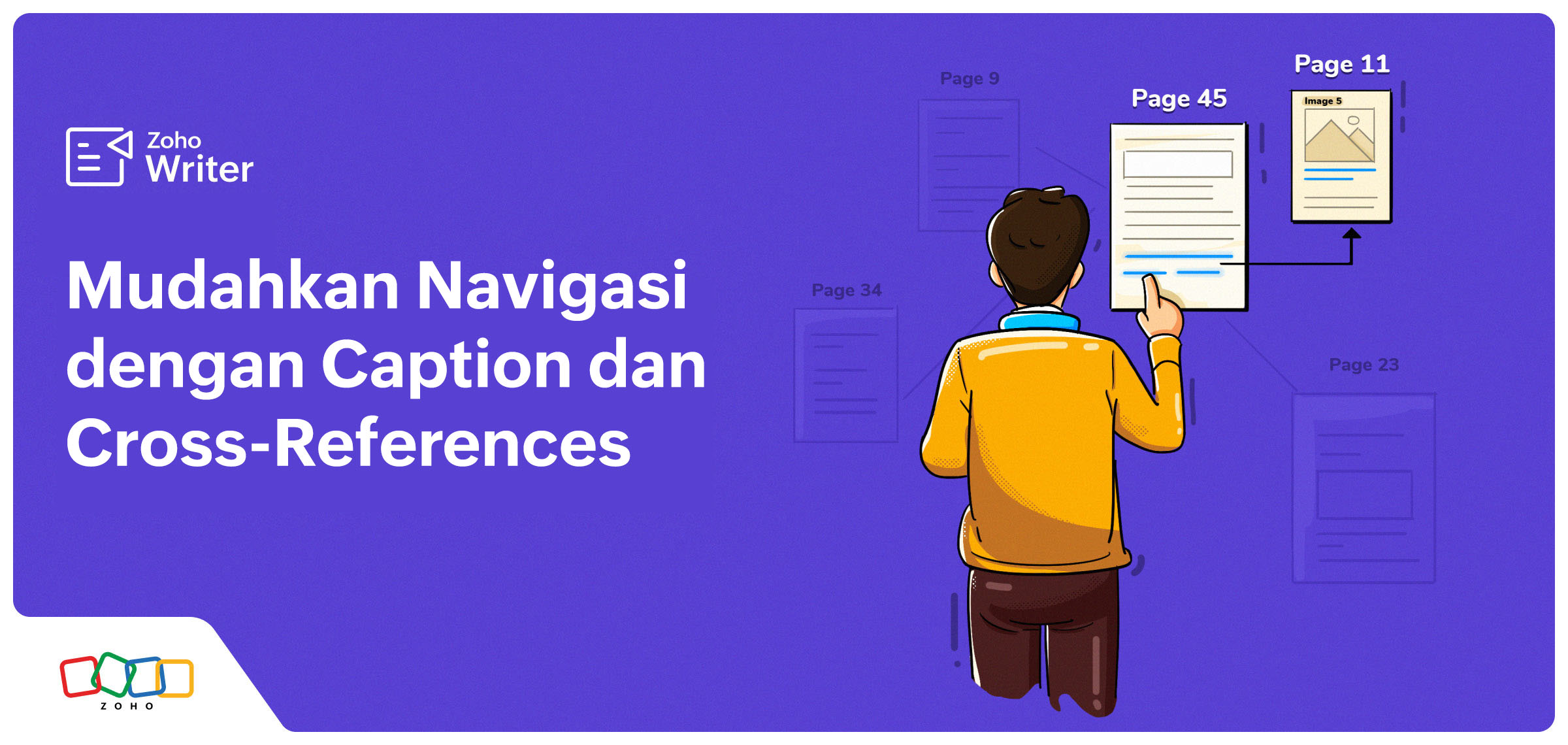 Update Terbaru Zoho Writer: dari Caption Hingga Cross-Reference, Apa itu?