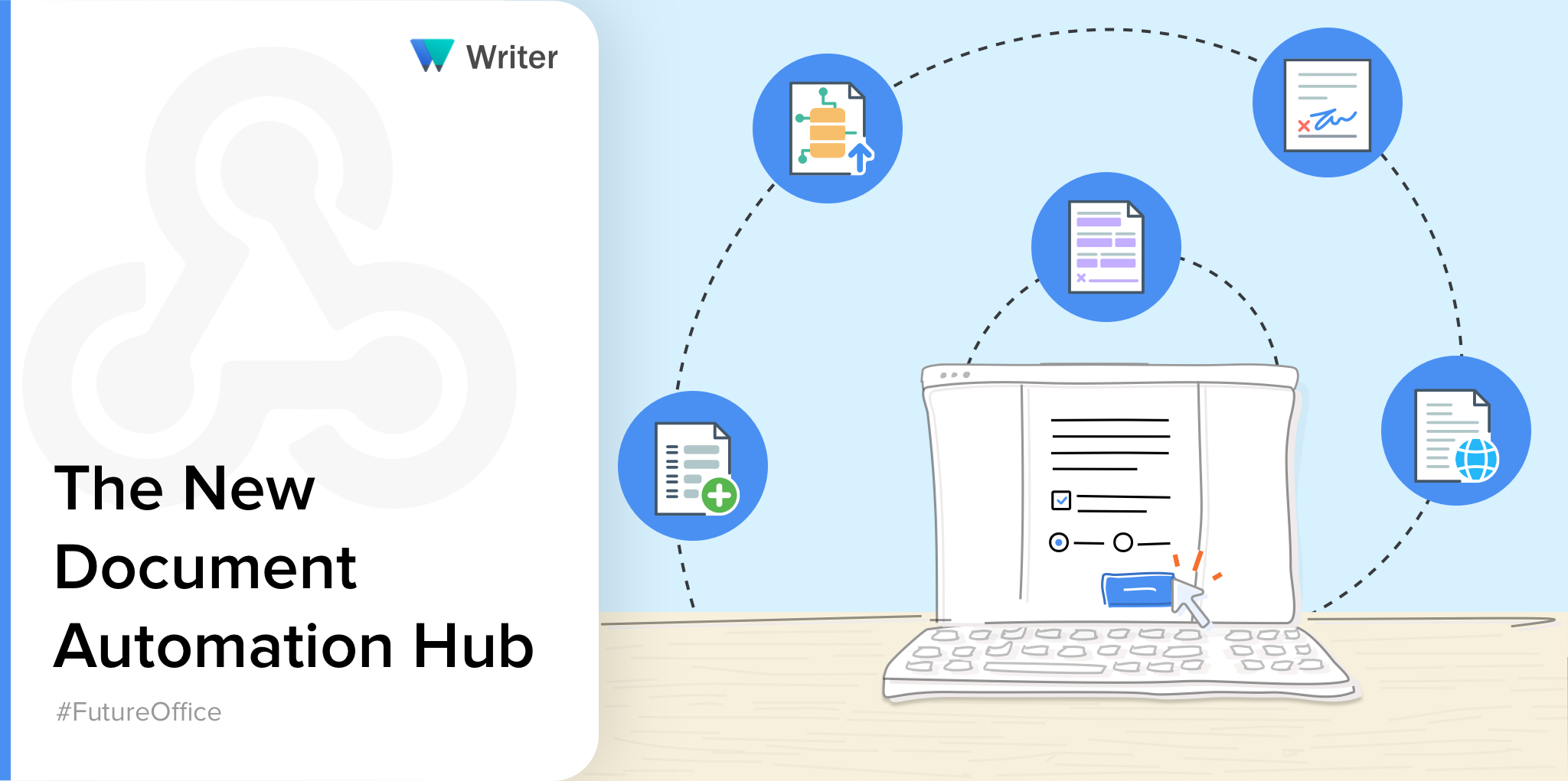 Optimize your paperwork digitally—introducing the all-new automation hub in Writer.
