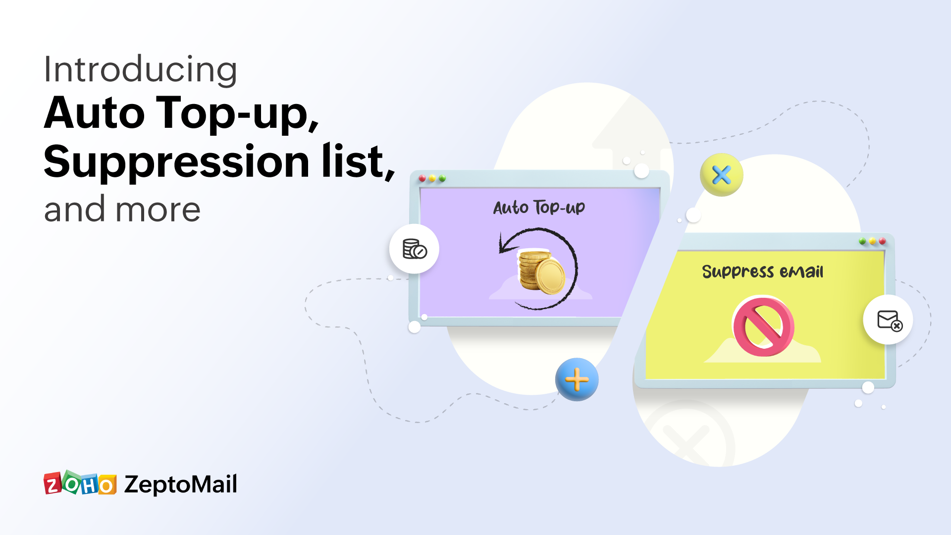 Introducing Auto Top-up, suppression list, and more
