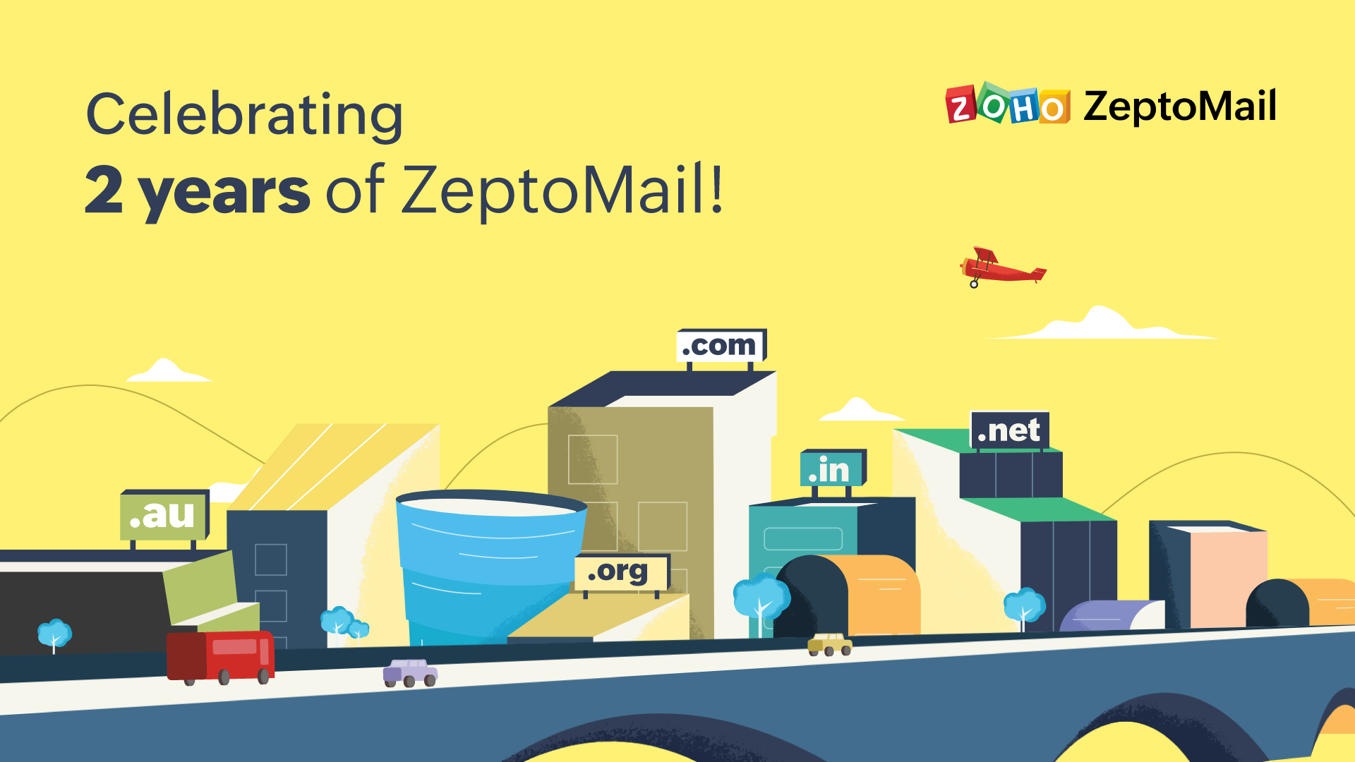 Celebrating two years of ZeptoMail with an all-new look!