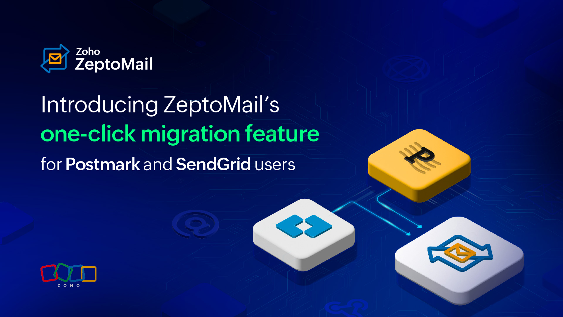 Introducing ZeptoMail's one-click migration for Postmark and