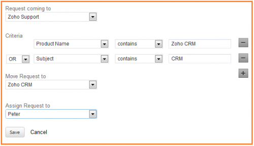 assignment rules zoho desk