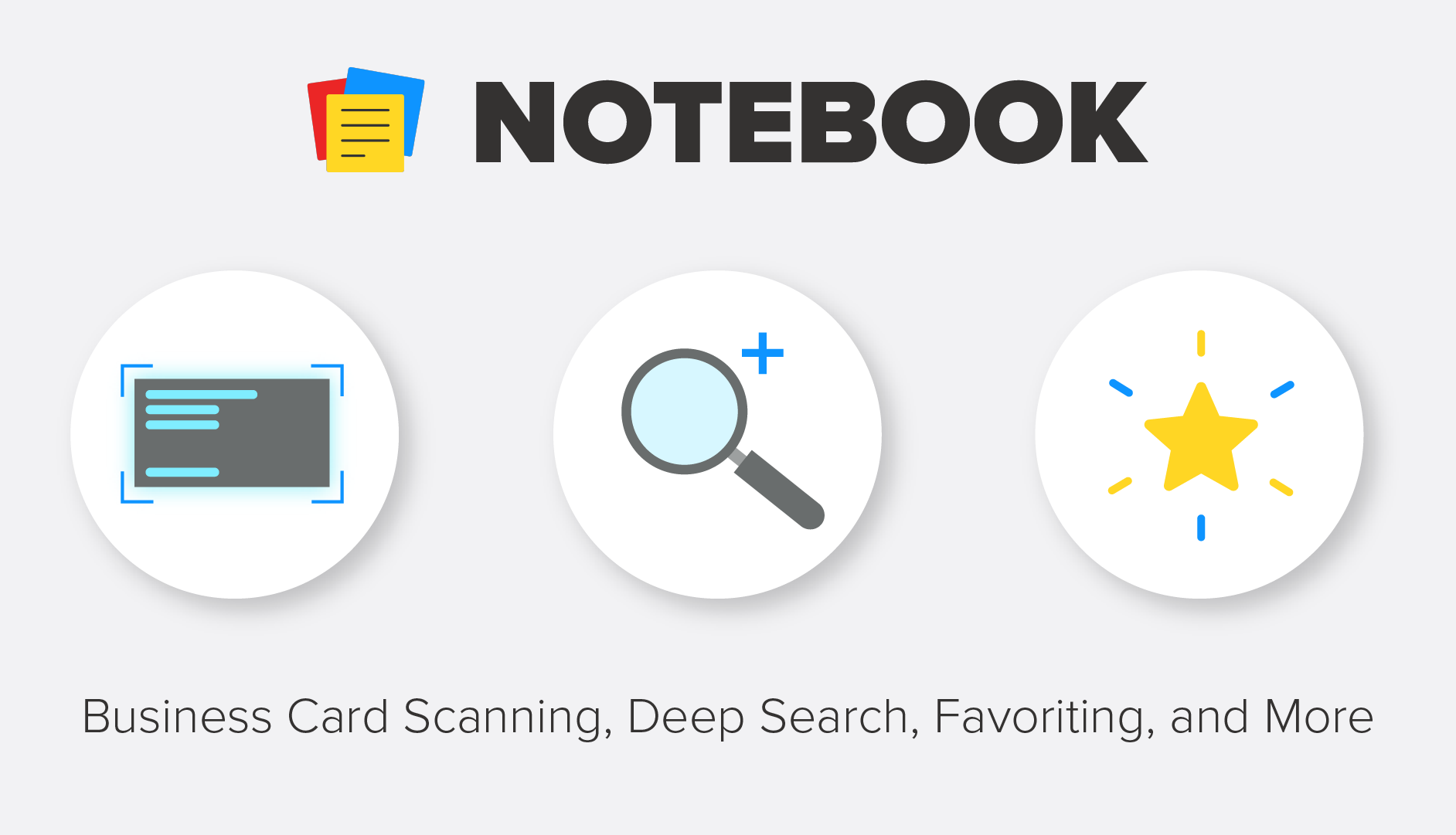Notebook Update: Introducing Business Card Scanning, Deep Search, Favoriting, and More