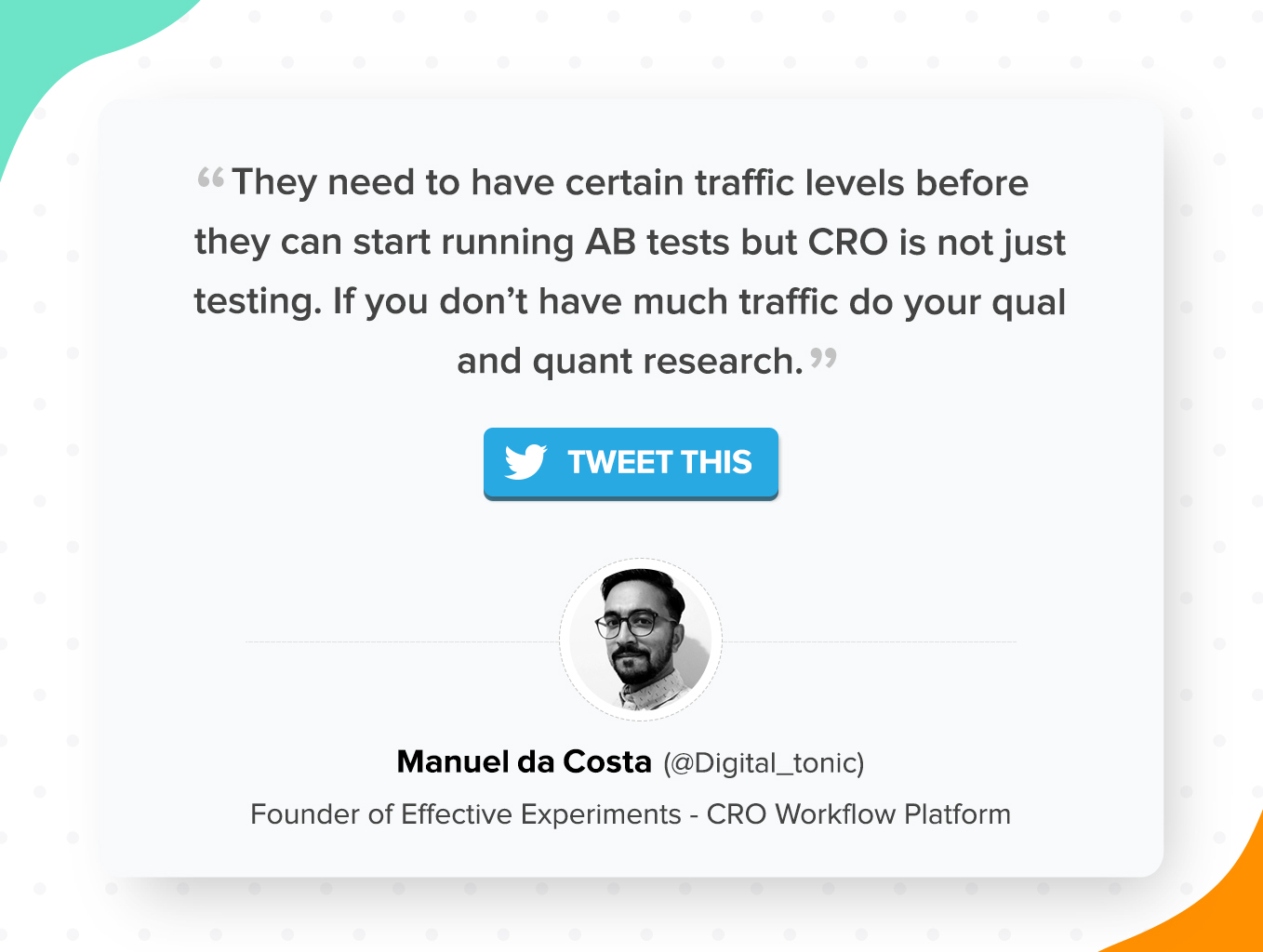 Manuel da Costa PageSense Chat Tweet
