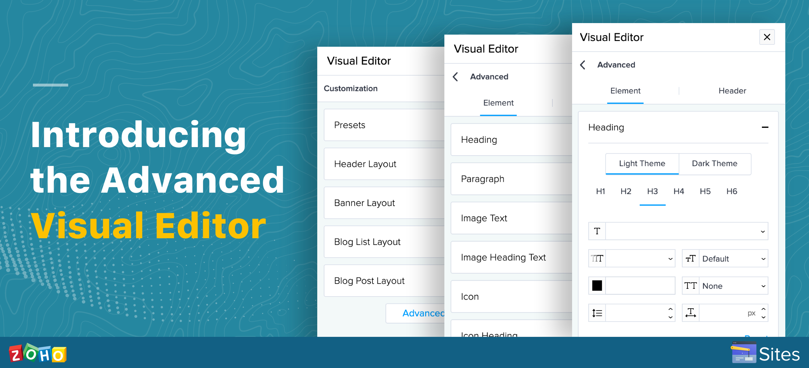 Design your website with our Advanced Visual Editor - Zoho Blog