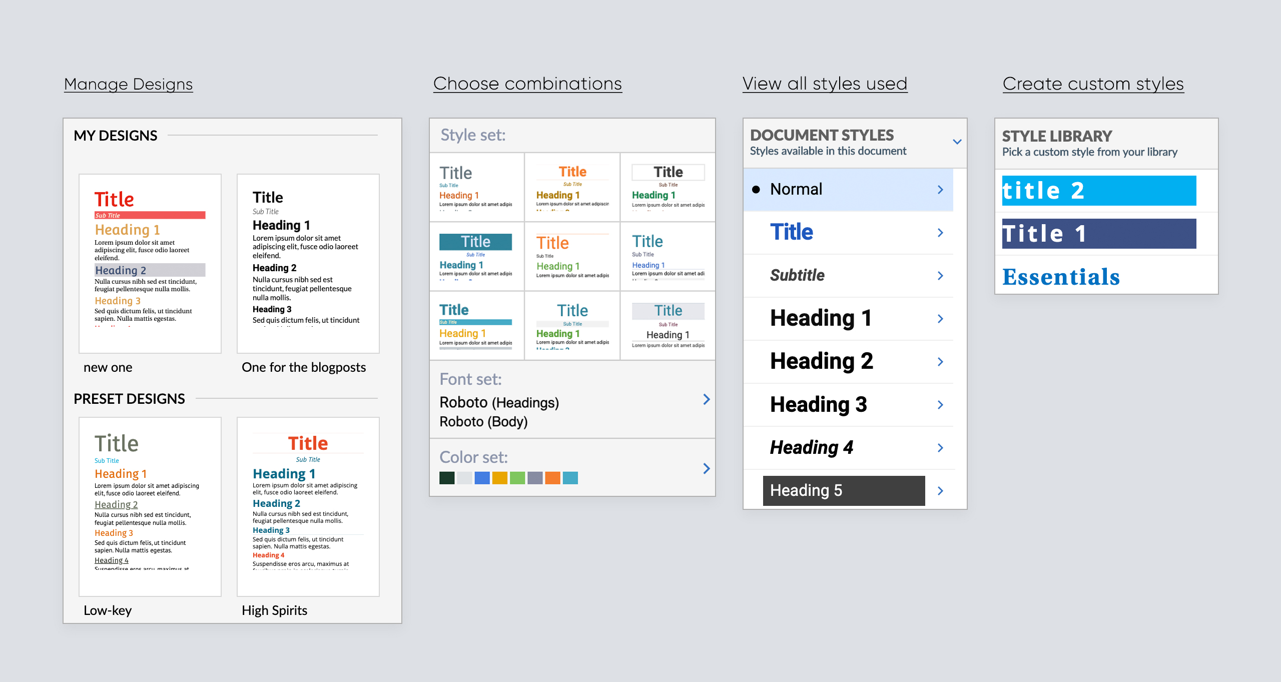 New customization features tailor documents to fit your organization's