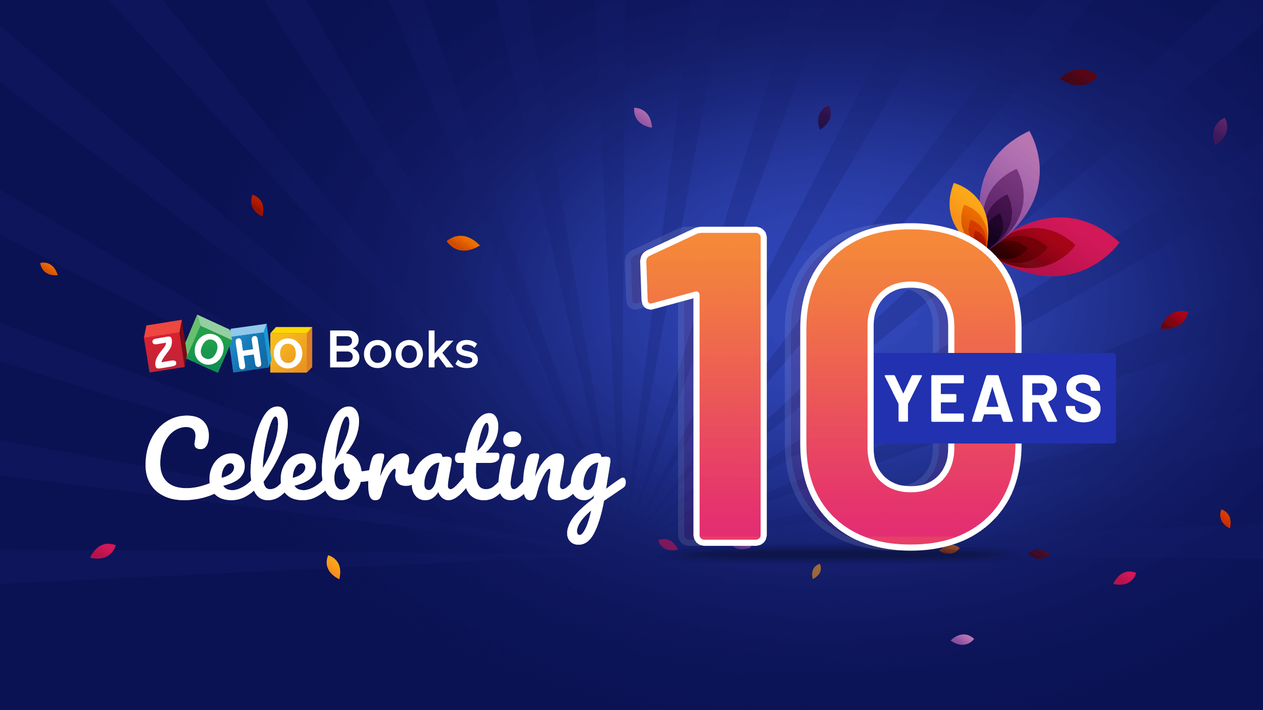 Celebrating Zoho Books as it turns 10