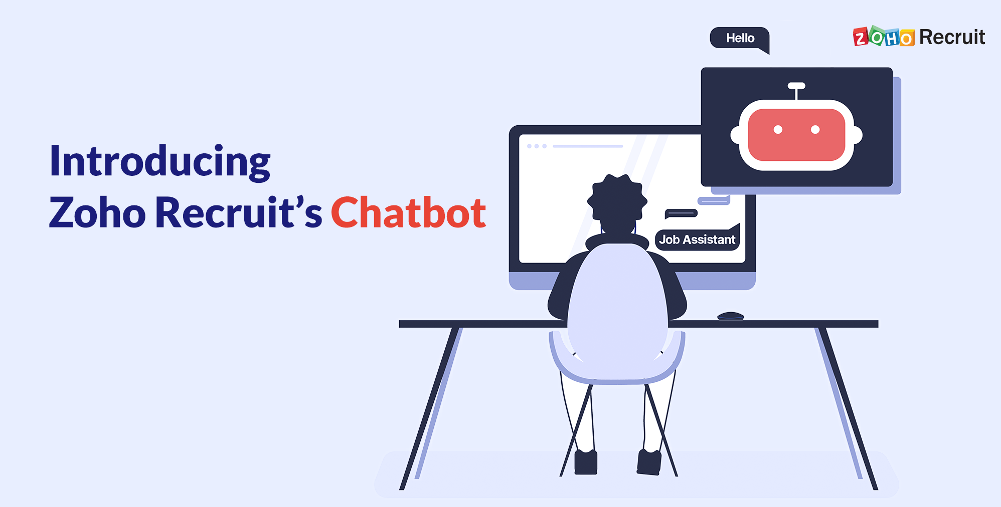 The way you communicate with a candidate can make or break their opinion of your organization. We have come up with a solution that will benefit both you, the recruiter and your candidates. Introducing Zoho Recruit's Chatbot: Zia. As your personal AI assistant, Zia works in synergy with Zoho Recruit's Career Site to keep candidates updated on job availability and help them track their job applications.