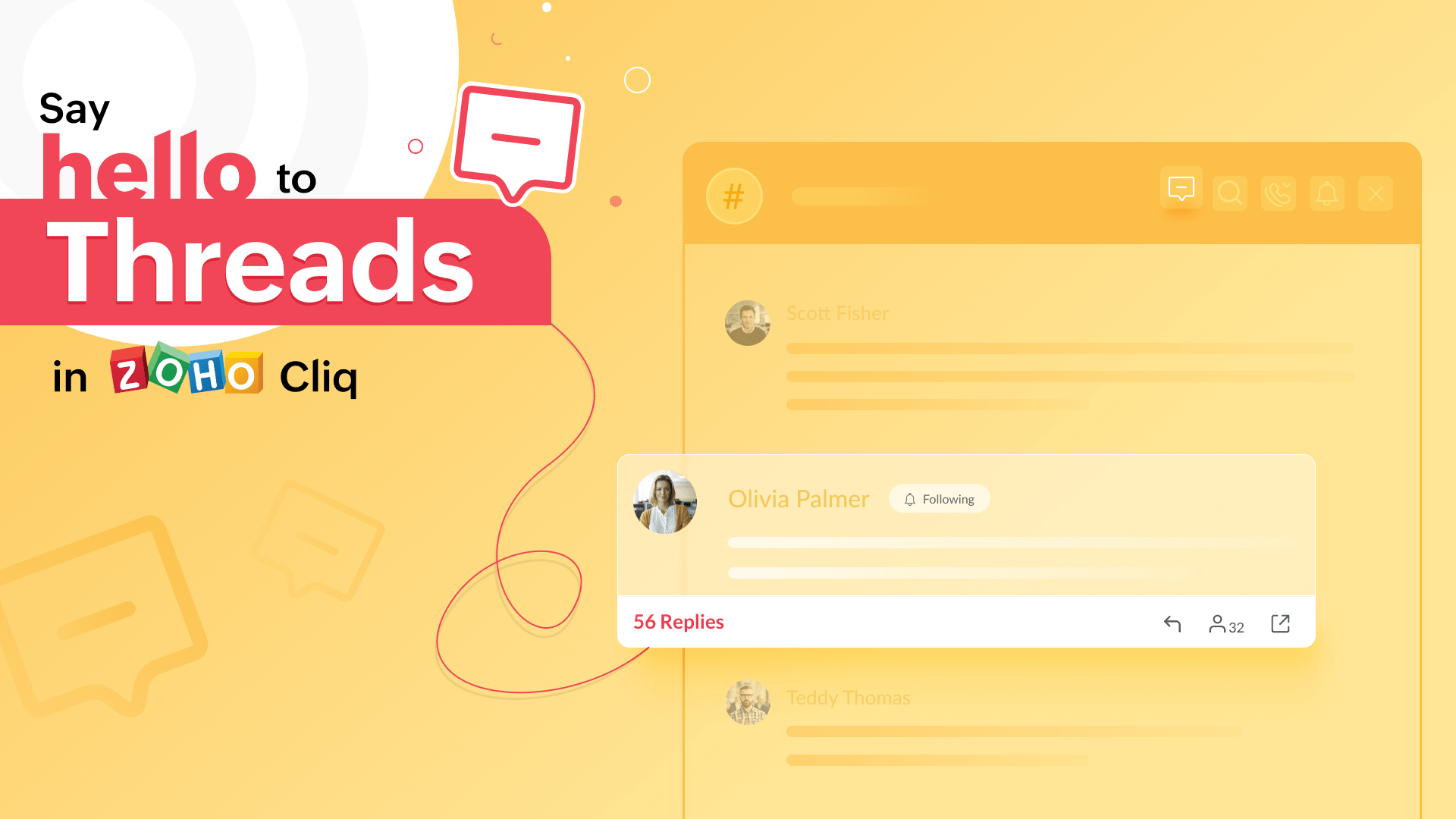 Productive and organized conversations are here: Say hello to Threads in Cliq
