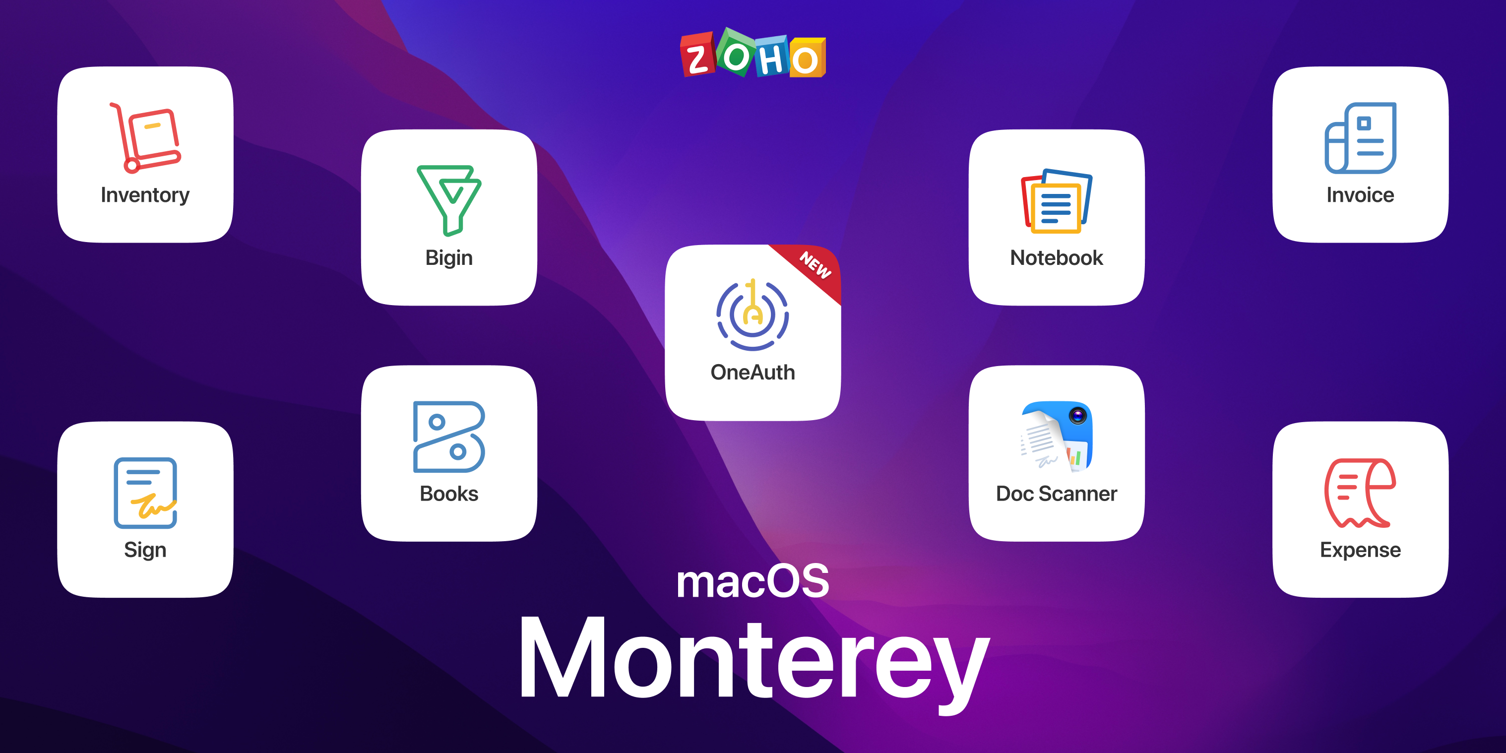 Viva la experiencia de macOS Monterey en las apps de Zoho
