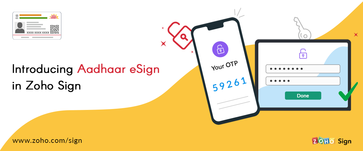 Introducing Aadhaar eSign in Zoho Sign